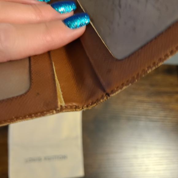 Louis Vuitton Vintage Dark Brown Monogram Card Holder Bifold - Picture 9 of 9